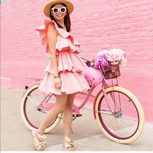 Zara *REPOSH* One Shoulder Ruffle Dress L